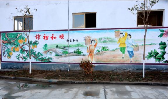 休宁乡镇文化墙 乡风文明焕发新活力