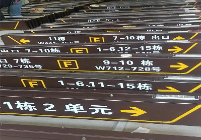  休宁广告标识中，常见的几种安装方式。