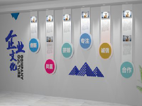  休宁企业文化墙需要传递什么办公文化？